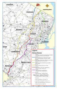Routes through NJ