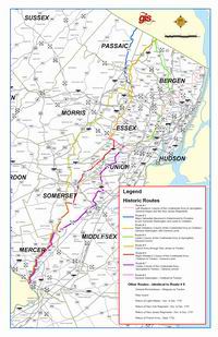 Routes through NJ